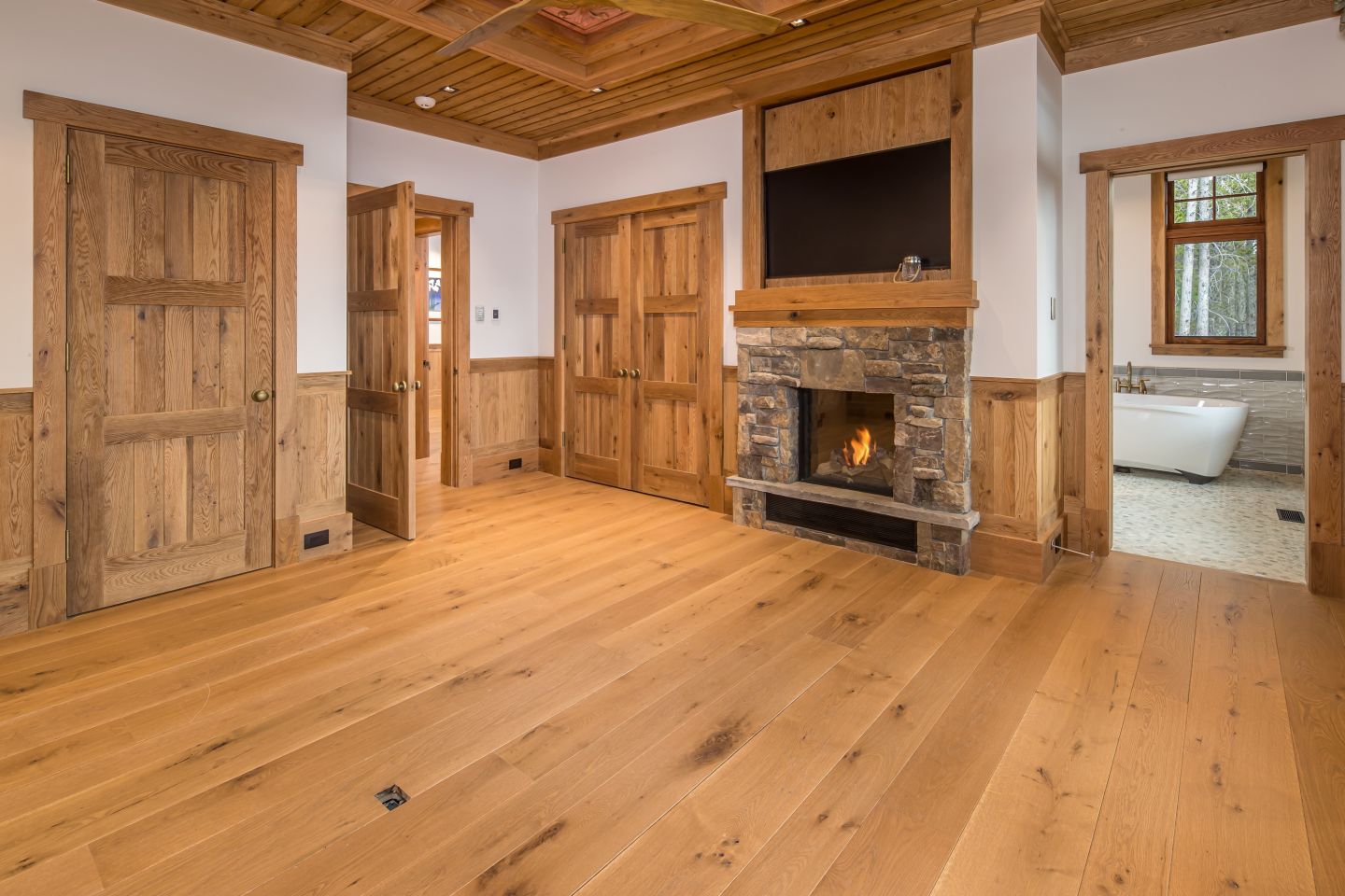 Second bedroom millwork — Montana private residence